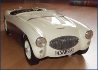 Austin Healey 100s front view